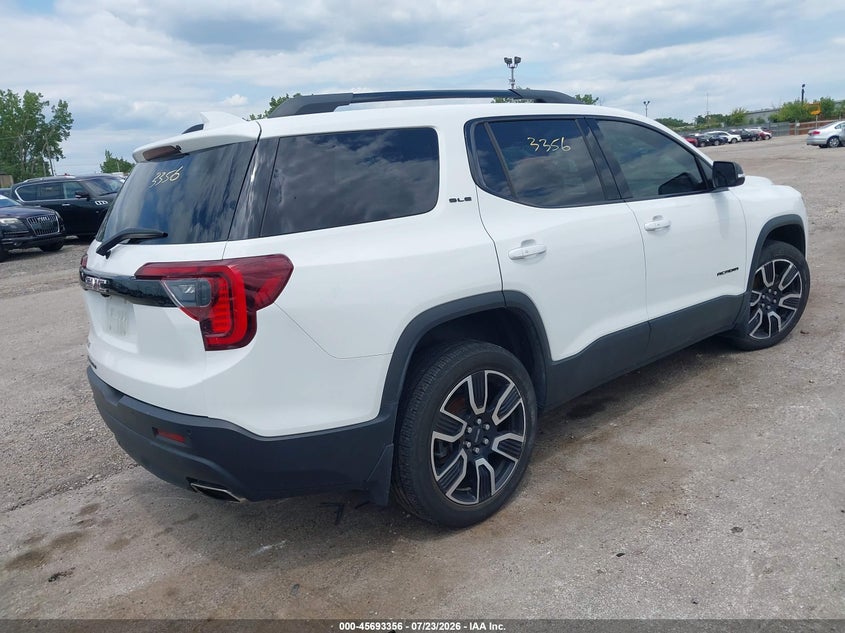 Vin: 1gkknkls7mz130253, lot: 46191984, gmc acadia fwd sle 20214
