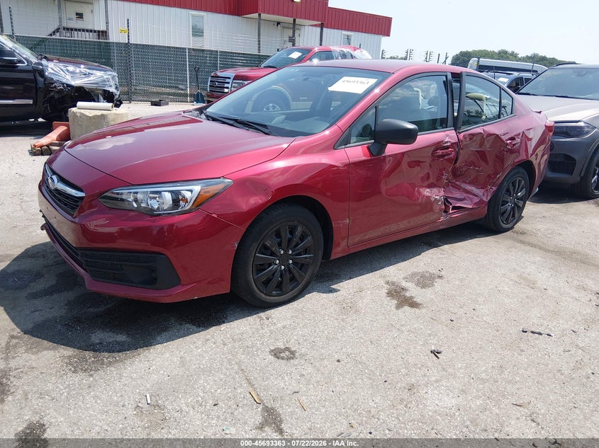 Vin: 4s3gkab64n3600705, lot: 46191991, subaru impreza base 20222