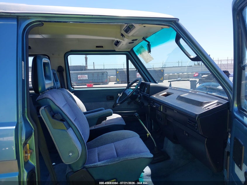VOLKSWAGEN VANAGON 1987 VIN WV2YB0250HG056398