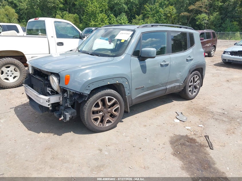 2018 Jeep Renegade, Front End, IAAI, VIN ZACCJABB7JPJ56348 — photo 2