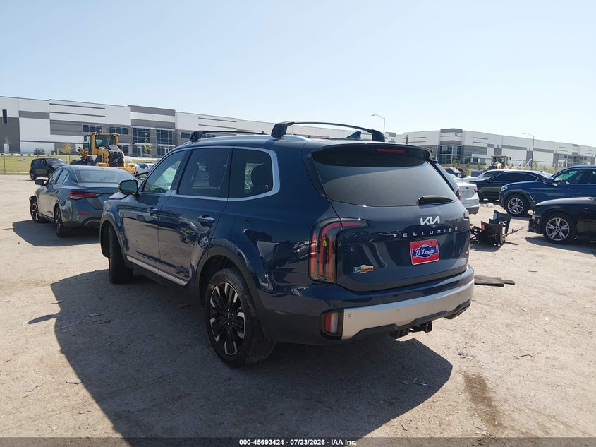 Vin: 5xyp5dgc6rg491222, lot: 46192052, kia telluride sx prestige 20243