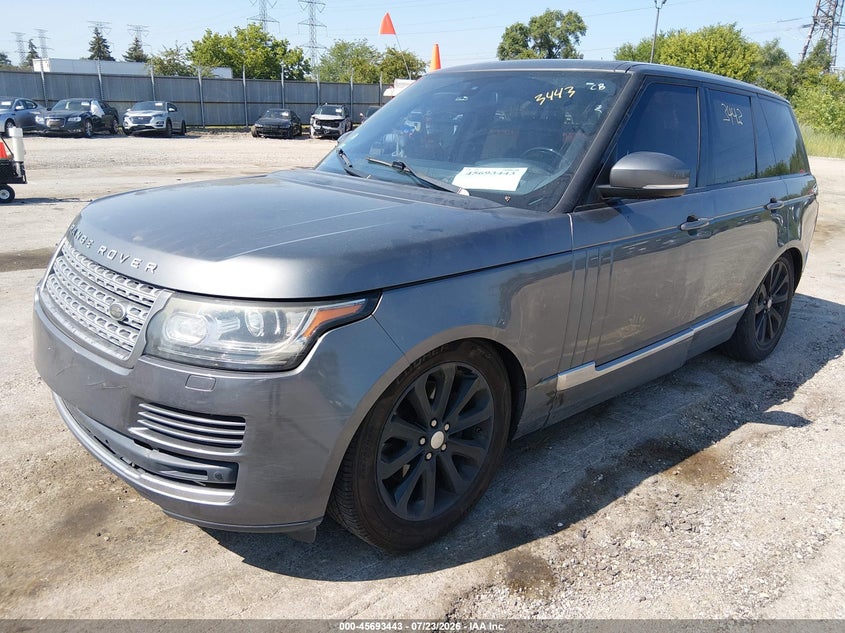 Vin: salgs2wf1ea182141, lot: 46192071, land rover range rover 3.0l v6 supercharged hse 20142