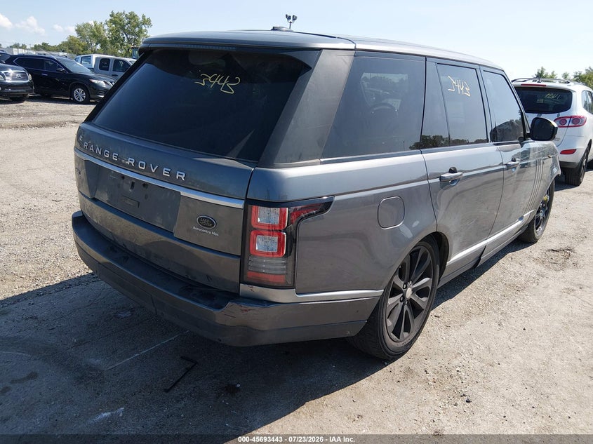 Vin: salgs2wf1ea182141, lot: 46192071, land rover range rover 3.0l v6 supercharged hse 20144