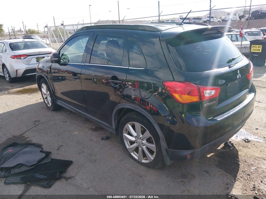 2015 Mitsubishi Outlander Sport Gt VIN: 4A4AR4AW8FE060715 Lot: 45693451