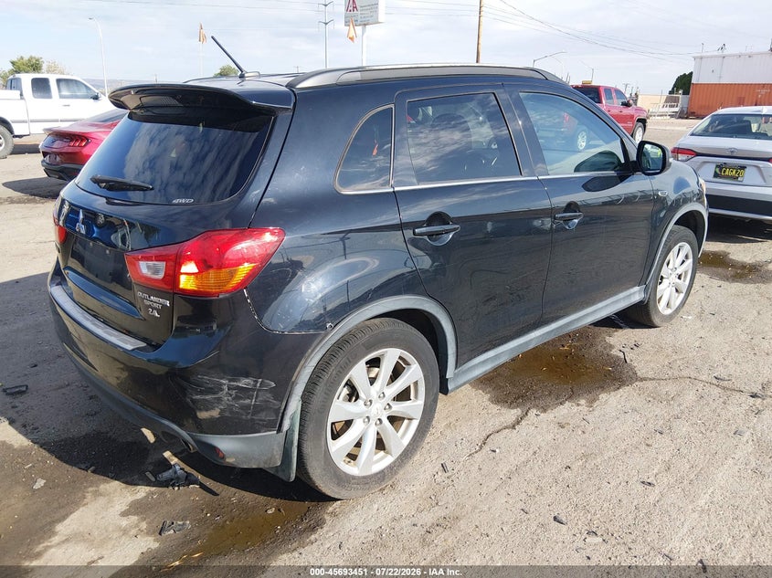 2015 Mitsubishi Outlander Sport Gt VIN: 4A4AR4AW8FE060715 Lot: 45693451