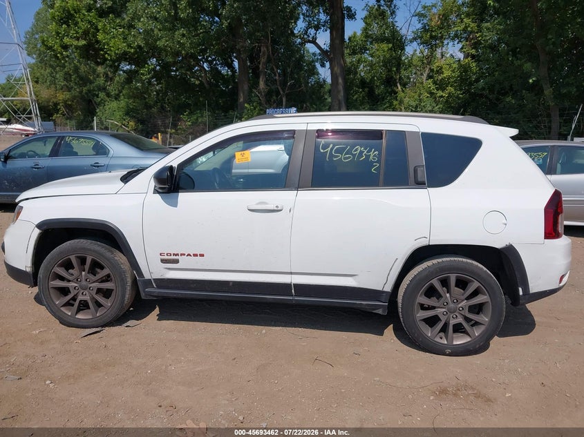 2017 Jeep Compass 75Th Anniversary Edition VIN: 1C4NJCBB0HD186470 Lot: 45693462