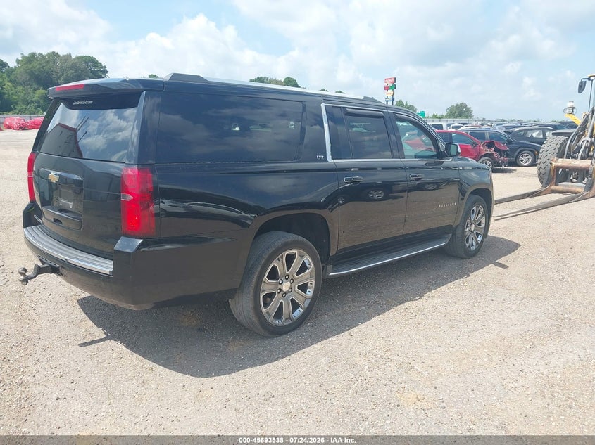 Vin: 1gnskkkc8fr717005, lot: 46192166, chevrolet suburban ltz 20154