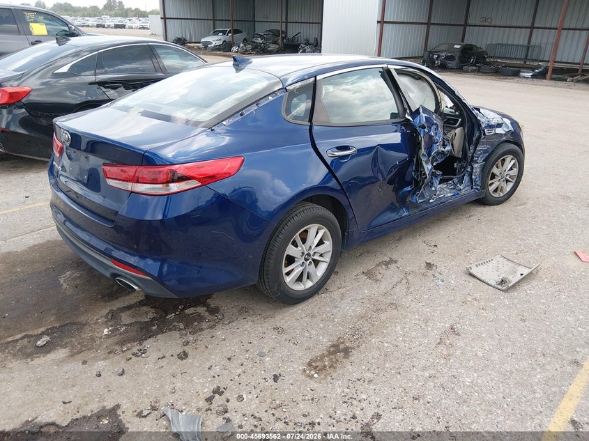 Vin: 5xxgt4l39jg211894, lot: 46192190, kia optima lx 20184