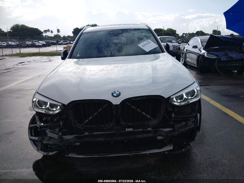 2021 BMW X3 Sdrive30I VIN: 5UXTY3C08M9D79951 Lot: 45693564