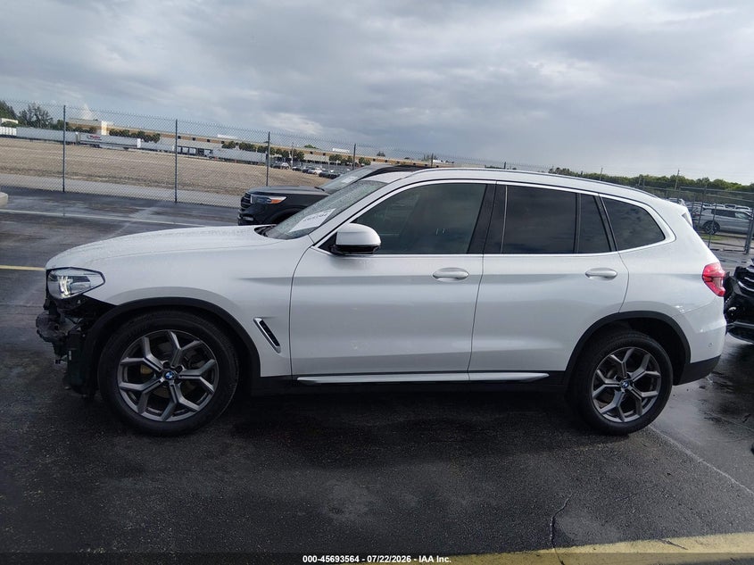 2021 BMW X3 Sdrive30I VIN: 5UXTY3C08M9D79951 Lot: 45693564