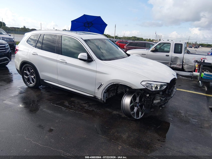 2021 BMW X3 Sdrive30I VIN: 5UXTY3C08M9D79951 Lot: 45693564