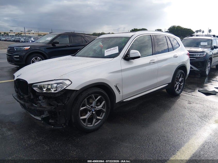 2021 BMW X3 Sdrive30I VIN: 5UXTY3C08M9D79951 Lot: 45693564