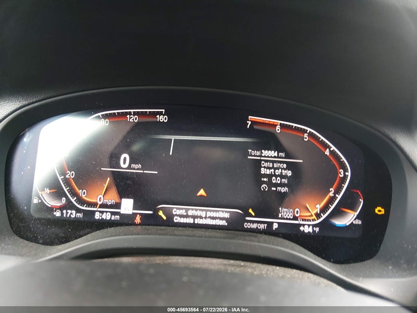 2021 BMW X3 Sdrive30I VIN: 5UXTY3C08M9D79951 Lot: 45693564