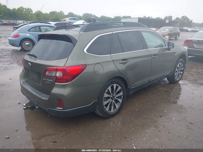 Vin: 4s4bsenc9h3390881, lot: 46192221, subaru outback 3.6r limited 20174