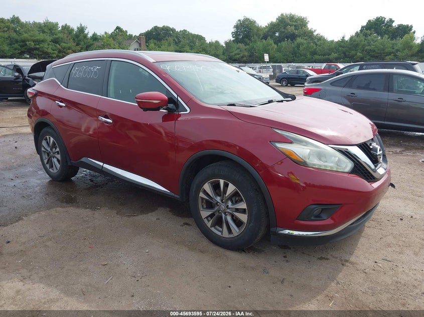 2015 Nissan Murano Sl VIN 5N1AZ2MH3FN254749