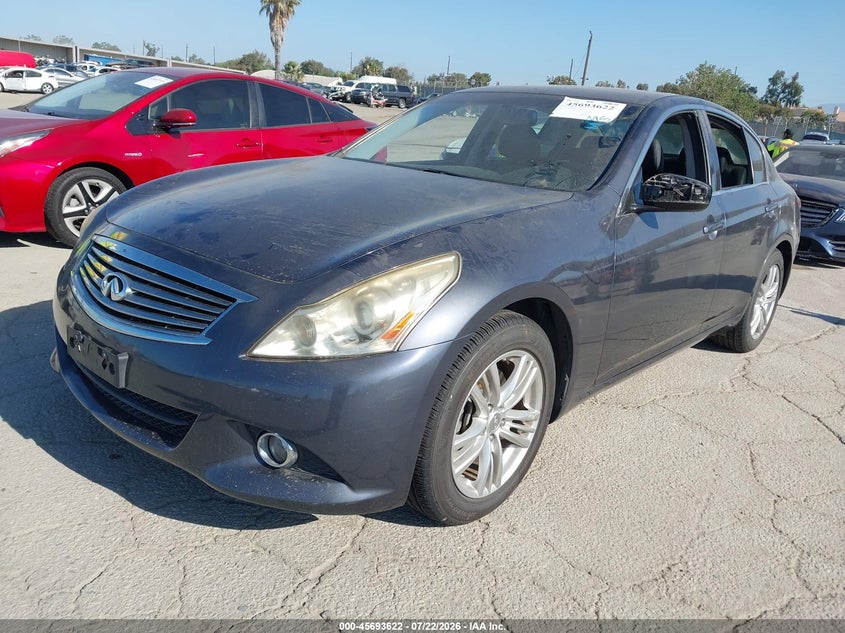 Vin: jn1dv6ap0cm701087, lot: 46192250, infiniti g25 journey 20122