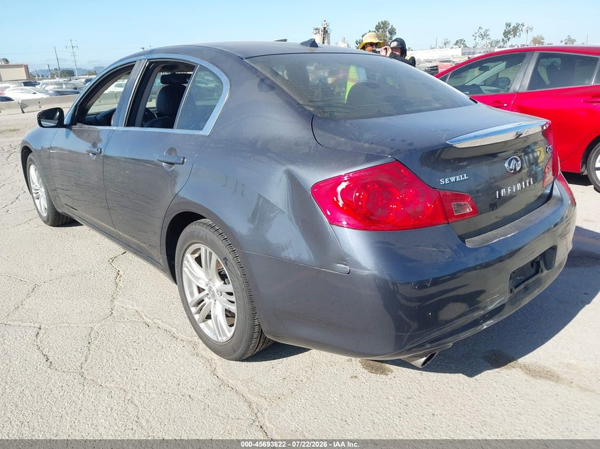 Vin: jn1dv6ap0cm701087, lot: 46192250, infiniti g25 journey 20123