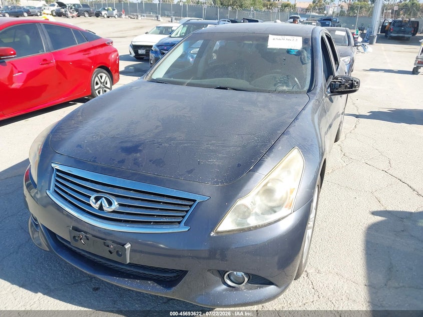 2012 Infiniti G25 Journey VIN: JN1DV6AP0CM701087 Lot: 45693622