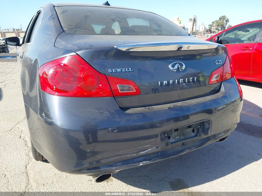 2012 Infiniti G25 Journey VIN: JN1DV6AP0CM701087 Lot: 45693622