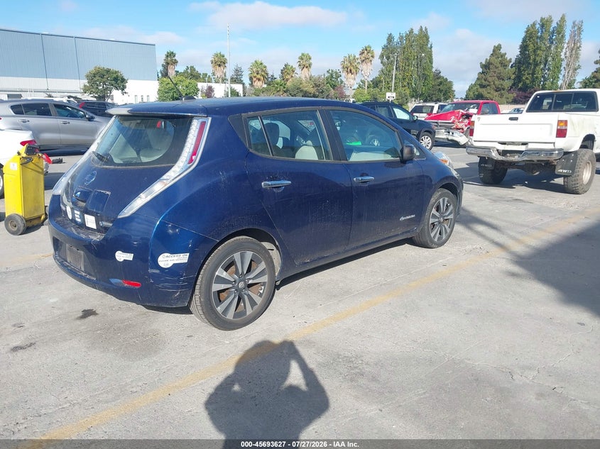 Vin: 1n4bz0cp6gc306190, lot: 46192255, nissan leaf sv 20164