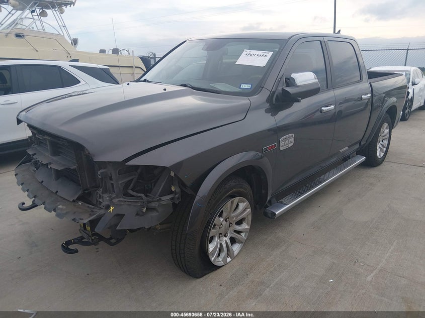 Vin: 1c6rr7pm1fs537902, lot: 46192286, ram 1500 laramie longhorn 20152