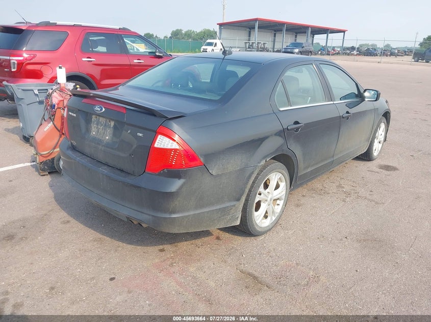 Vin: 3fahp0ha9cr377643, lot: 46192292, ford fusion se 20124