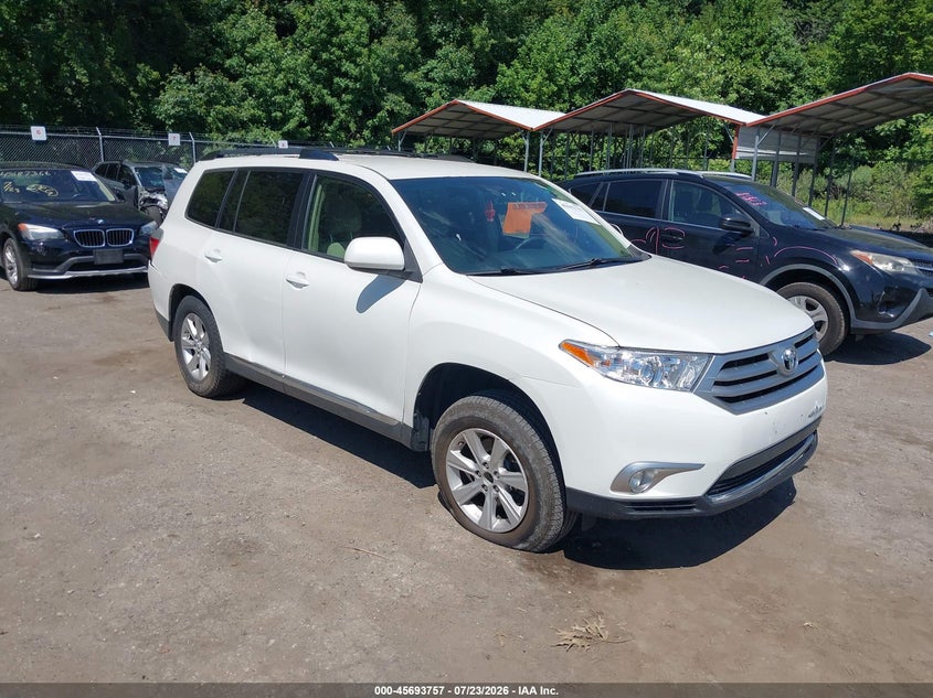 Vin: 5tdbk3eh5cs112782, lot: 46192385, toyota highlander base v6 2012 img_1