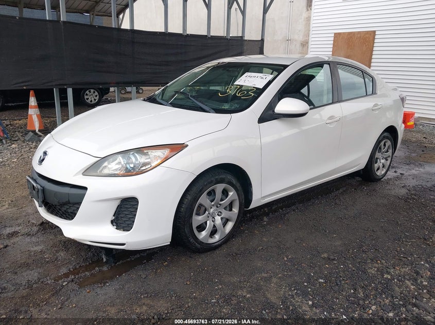 Vin: jm1bl1up5d1800614, lot: 46192391, mazda mazda3 i sport 20132
