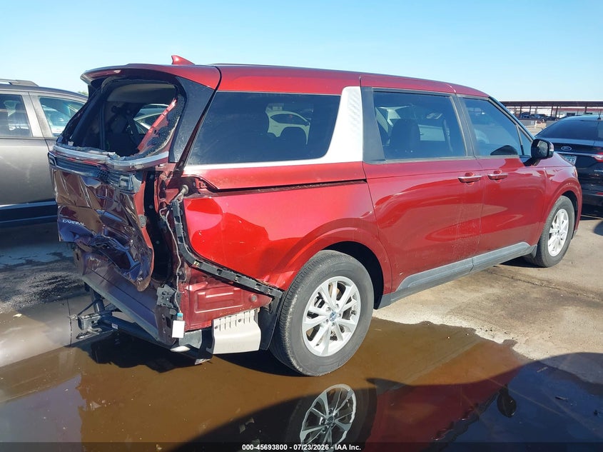 Vin: kndnb4h3xp6237706, lot: 46192427, kia carnival mpv lx seat package 20234