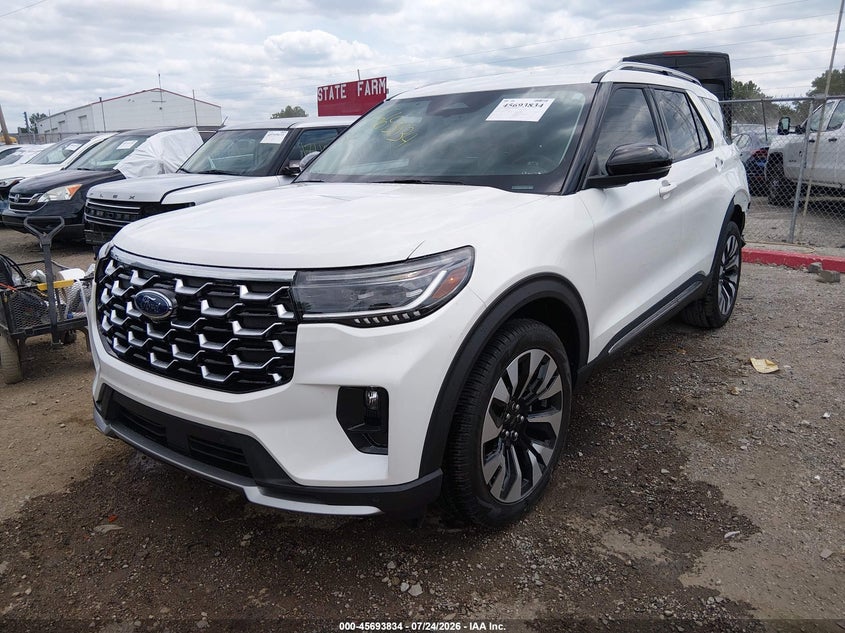 Vin: 1fmuk8hh3tga29925, lot: 46192462, ford explorer platinum 20262