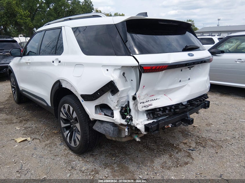 Vin: 1fmuk8hh3tga29925, lot: 46192462, ford explorer platinum 20263