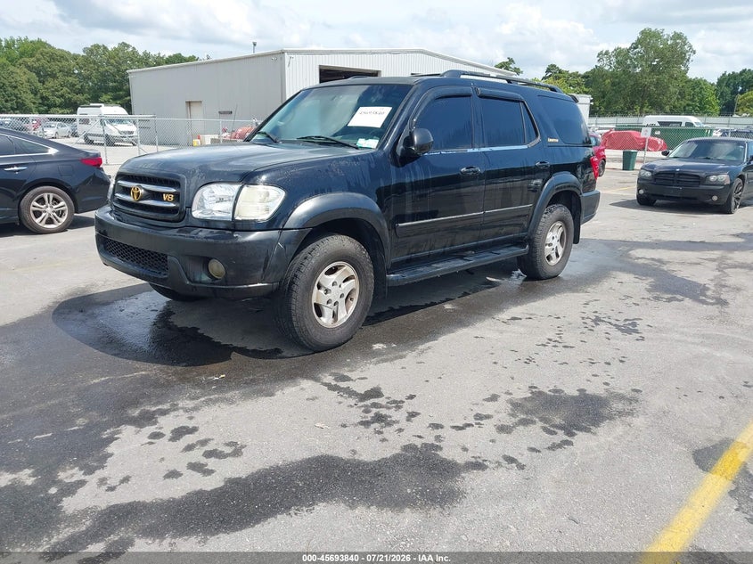 2001 Toyota Sequoia, Normal Wear & Tear, IAAI, VIN 5TDZT38A11S033181 — photo 2
