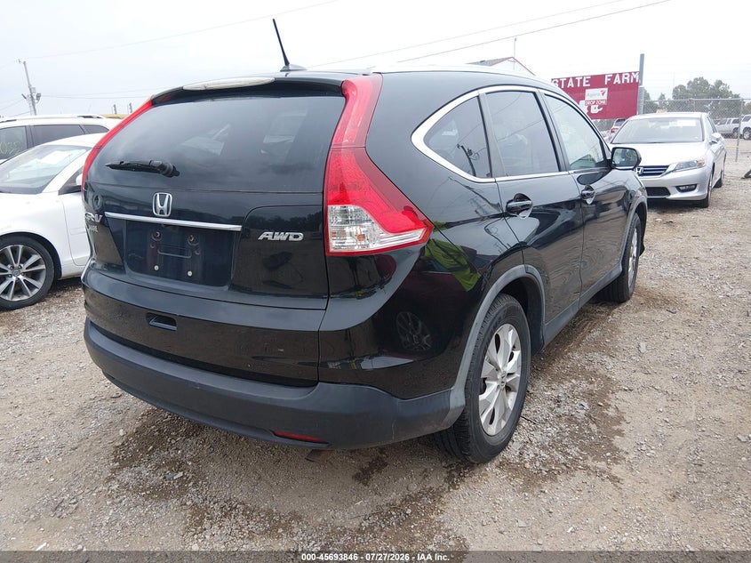 Vin: 2hkrm4h77dh615741, lot: 46192474, honda cr-v ex-l 20134