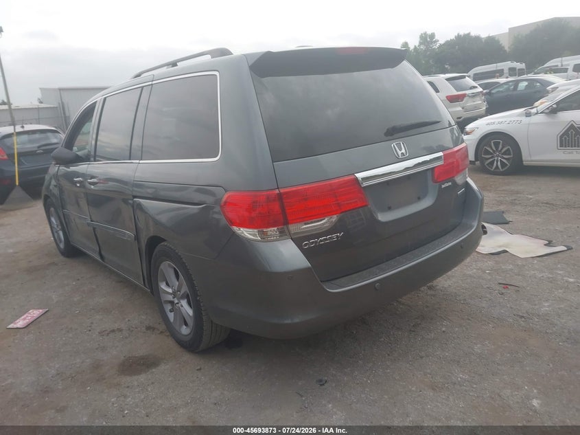 Vin: 5fnrl3h9xab100385, lot: 46192501, honda odyssey touring 20103