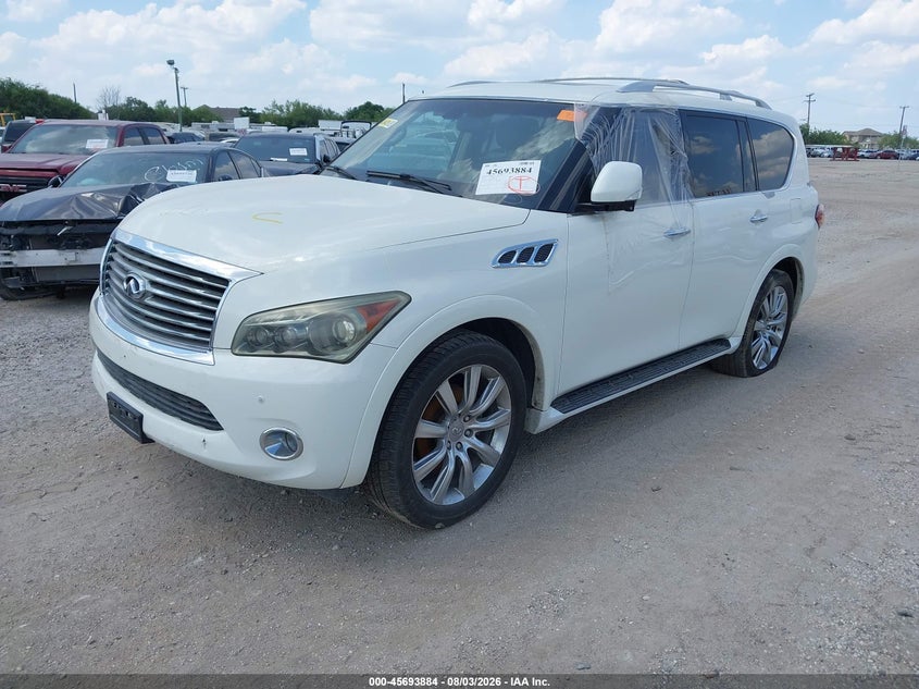 Vin: jn8az2nd6c9716620, lot: 46192511, infiniti qx56 20122