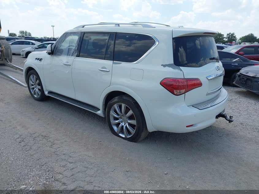 Vin: jn8az2nd6c9716620, lot: 46192511, infiniti qx56 20123