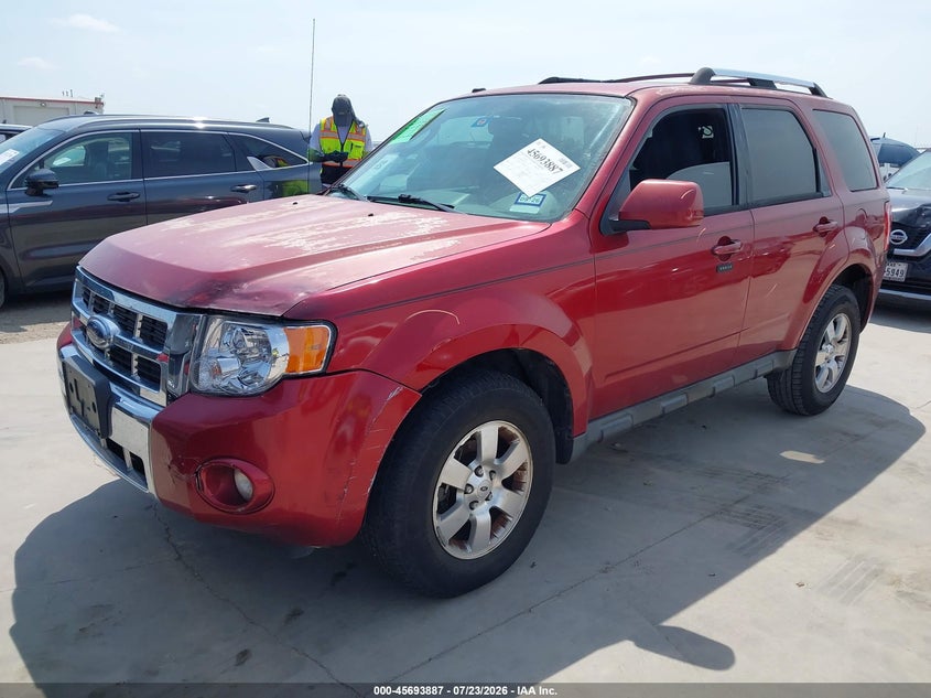 Vin: 1fmcu0e78cka62192, lot: 46192515, ford escape limited 20122