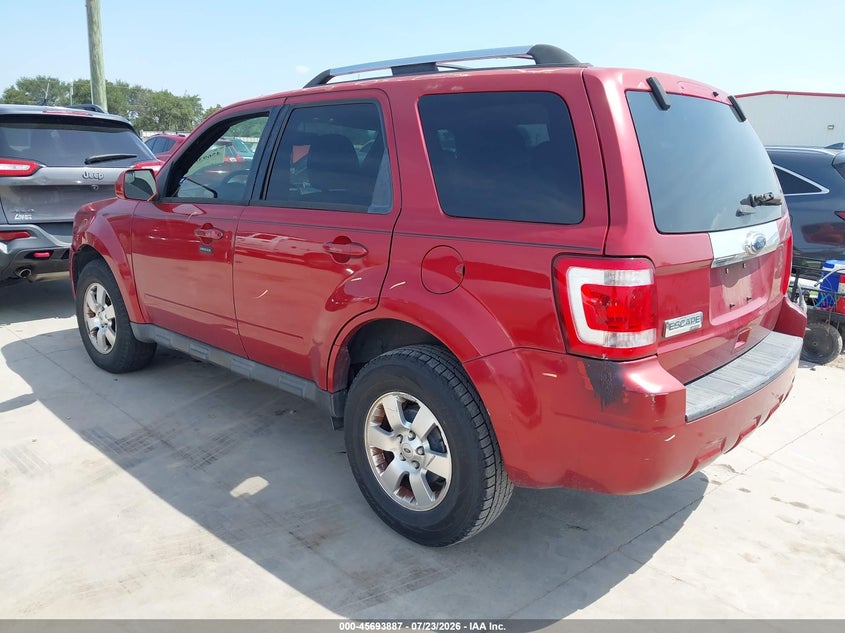 Vin: 1fmcu0e78cka62192, lot: 46192515, ford escape limited 20123