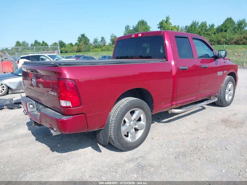 Vin: 1c6rr7ft5fs696477, lot: 46192525, ram 1500 express 20154