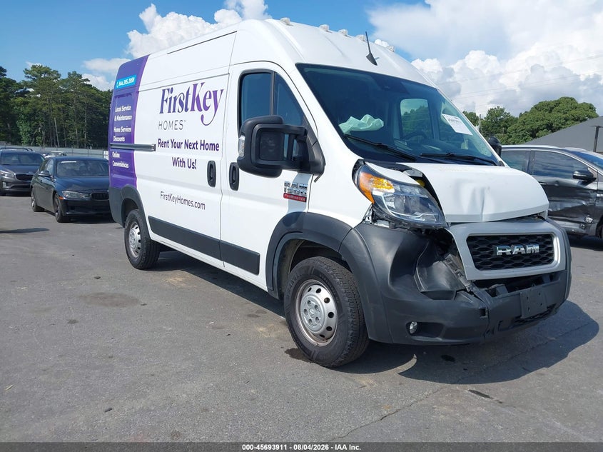 Vin: 3c6lrvbg4ne124806, lot: 46192539, ram promaster 1500 high roof 136 wb 2022 img_1