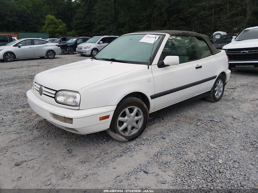 1995 VOLKSWAGEN CABRIO CABRIO 2.0L I4 FI F