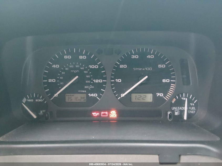 1995 VOLKSWAGEN CABRIO CABRIO 2.0L I4 FI F