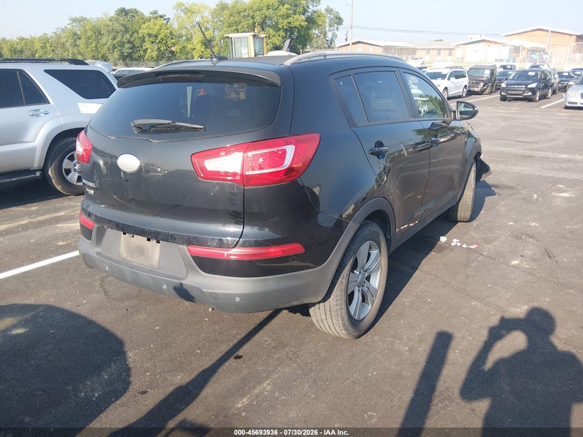 Vin: kndpb3a28d7510619, lot: 46192564, kia sportage lx 20134