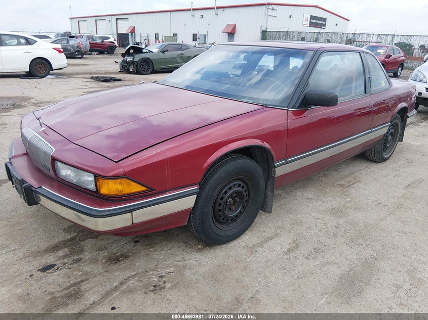 1989 Buick Regal, Обычный износ, IAAI, VIN 2G4WD14W7K1434664 — фото 2
