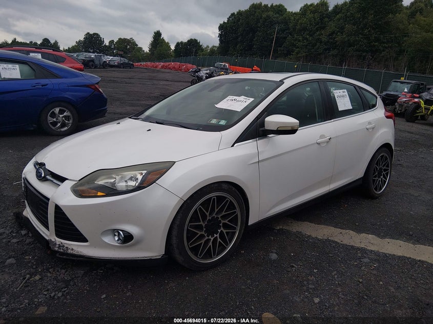 Vin: 1fahp3n26cl188719, lot: 46192643, ford focus titanium 20122