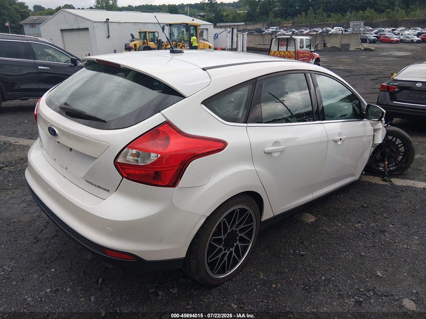 Vin: 1fahp3n26cl188719, lot: 46192643, ford focus titanium 20124