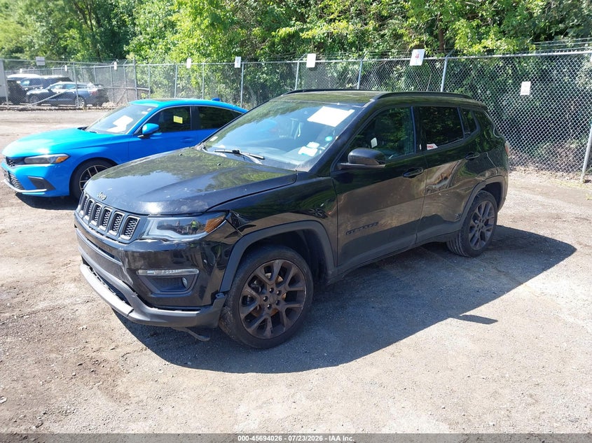 Vin: 3c4njdcb8lt147097, lot: 46192654, jeep compass high altitude 4x4 20202