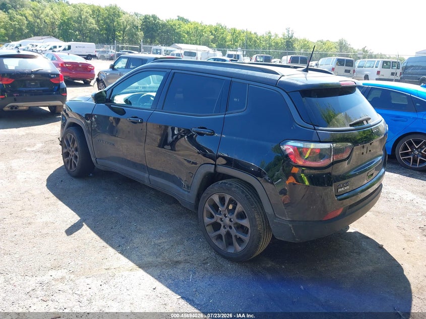 Vin: 3c4njdcb8lt147097, lot: 46192654, jeep compass high altitude 4x4 20203