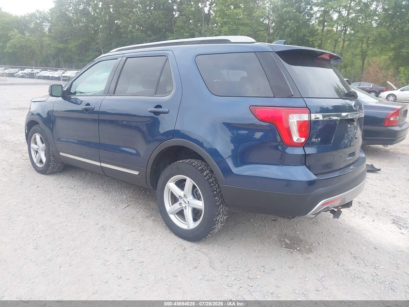 Vin: 1fm5k8dh1ggc82774, lot: 46192656, ford explorer xlt 20163