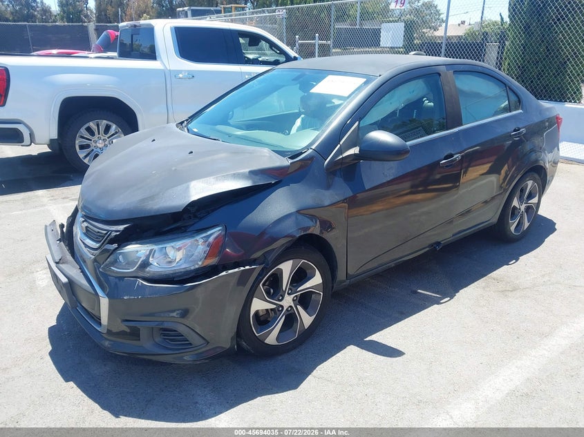 Vin: 1g1jf5sb6j4104624, lot: 46192663, chevrolet sonic premier auto 20182